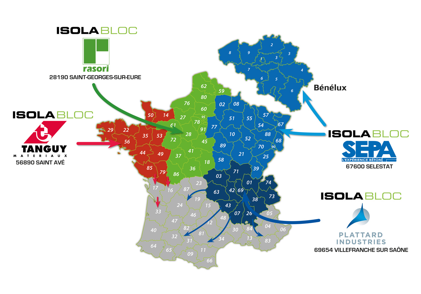 carte fabricant isolabloc